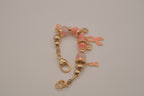 Pandora style Breast cancer awareness charm bracelet