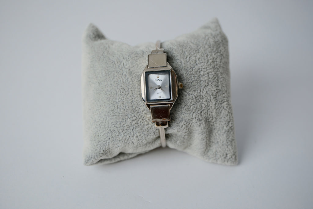 Vintage Nina Silver Watch Bangle