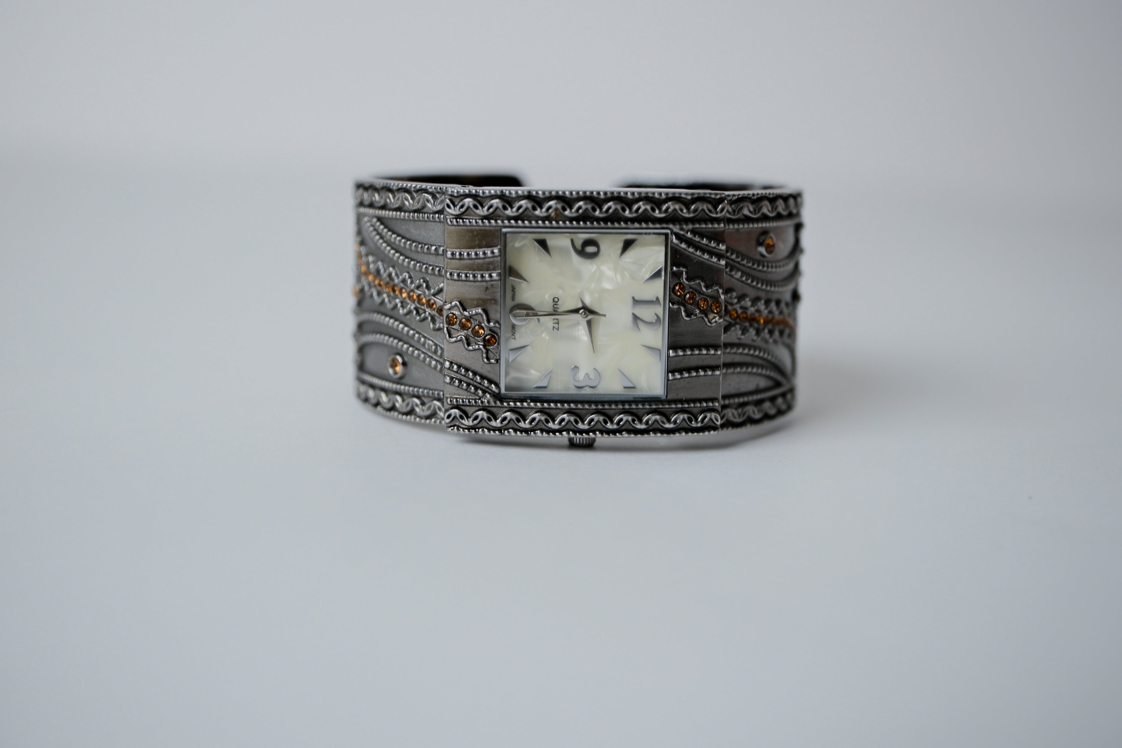 Vintage Avon Gunmetal Bangle Watch
