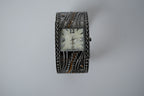 Vintage Avon Gunmetal Bangle Watch