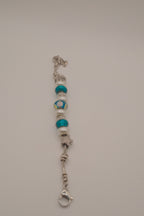Pandora style Beach themed charm bracelet