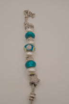 Pandora style Beach themed charm bracelet