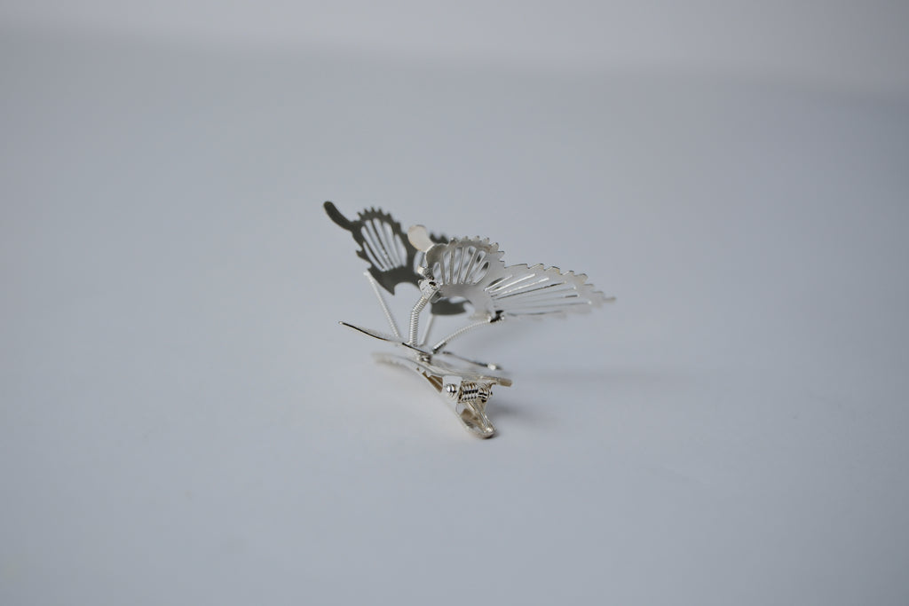 Silver Butterfly Hair Pin