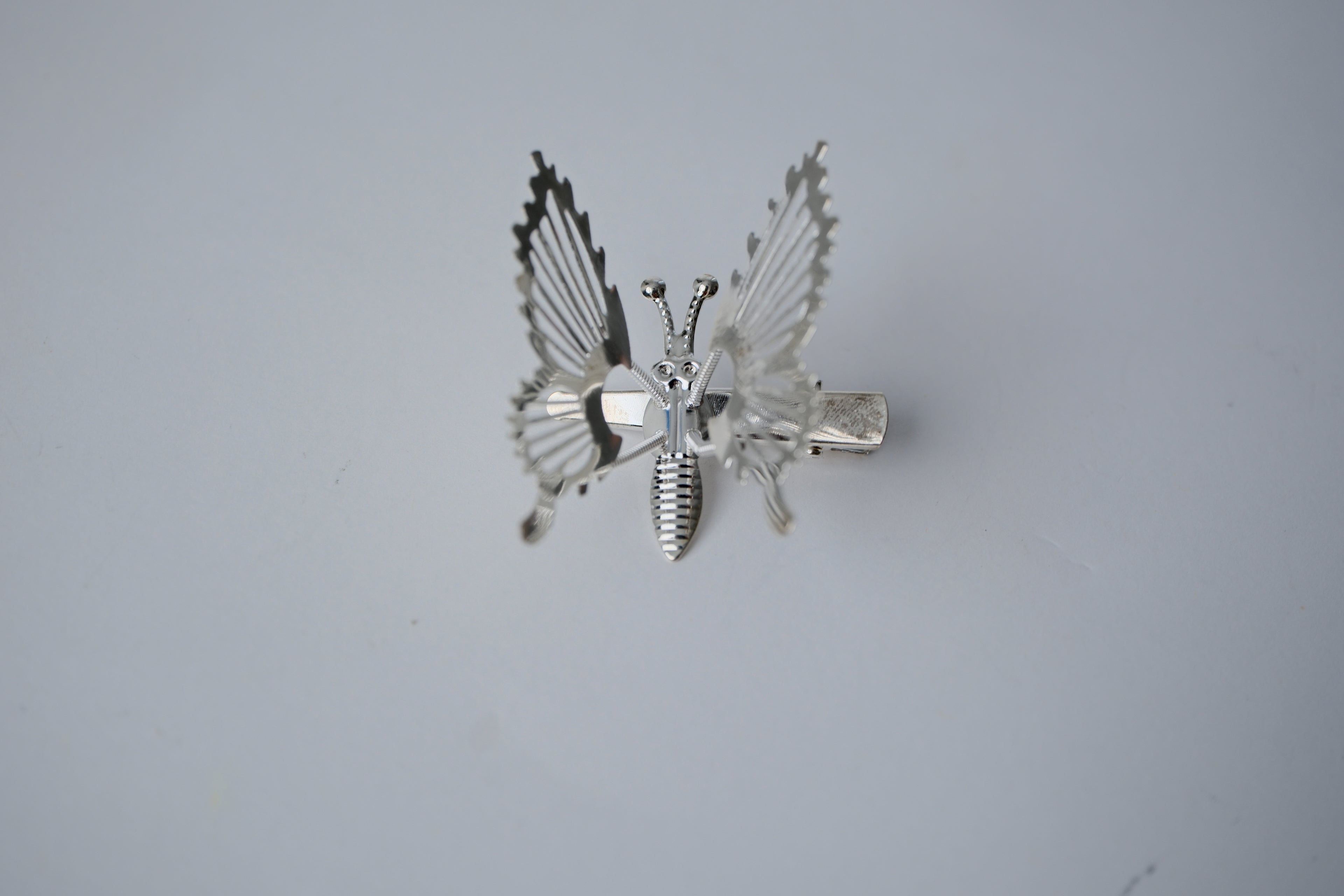 Silver Butterfly Hair Pin