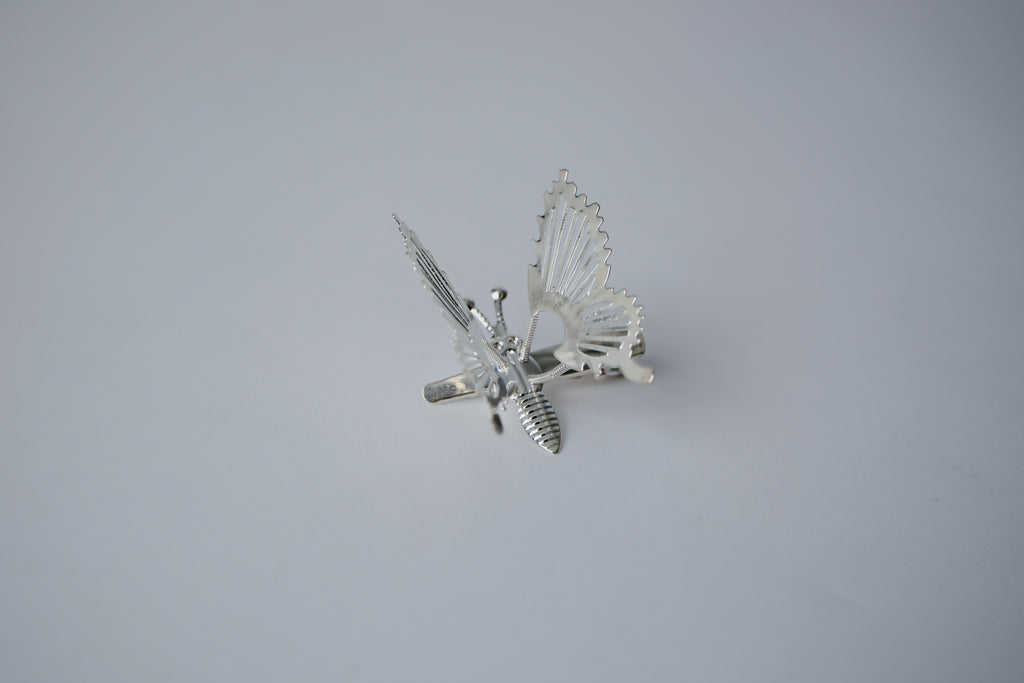 Silver Butterfly Hair Pin