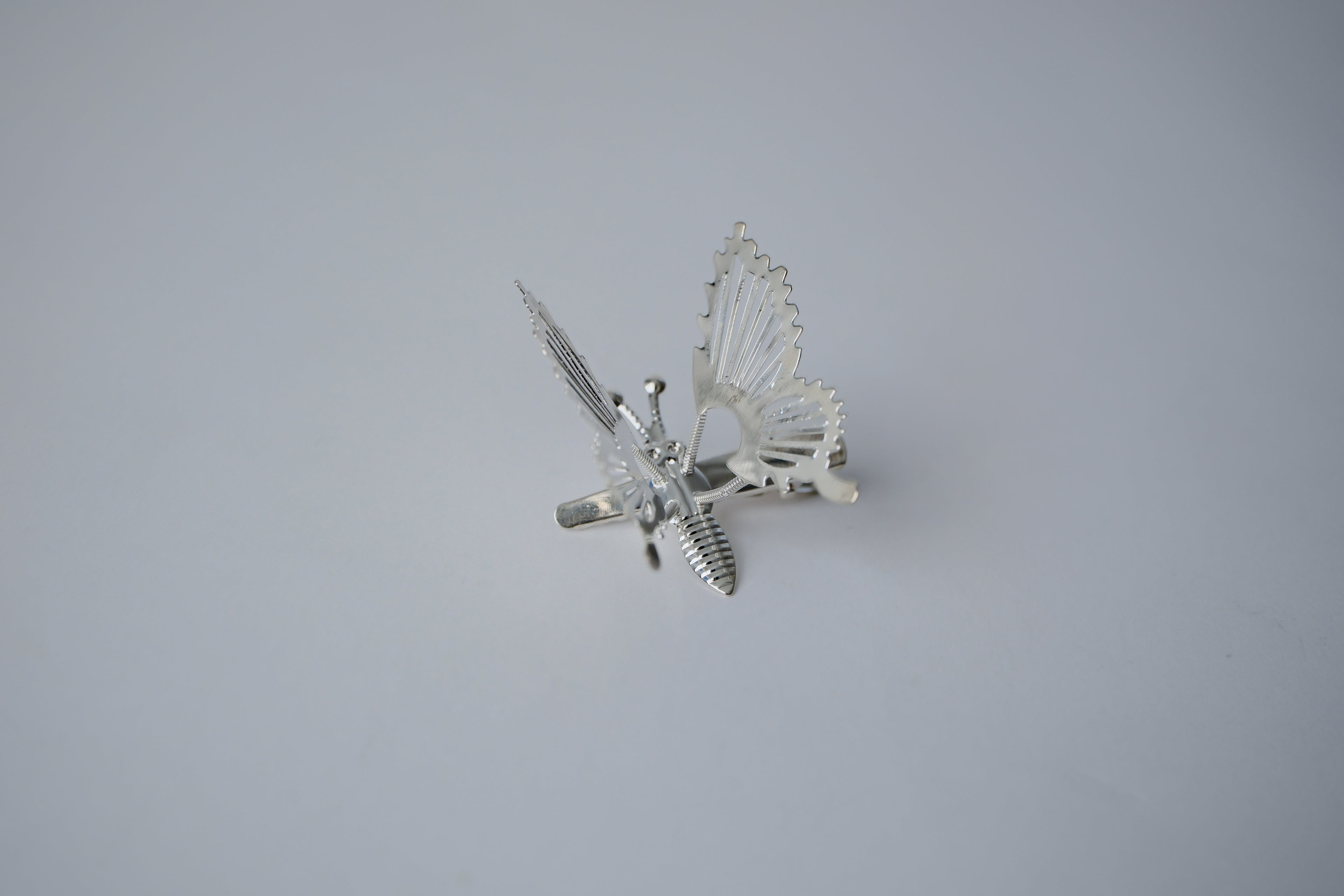Silver Butterfly Hair Pin