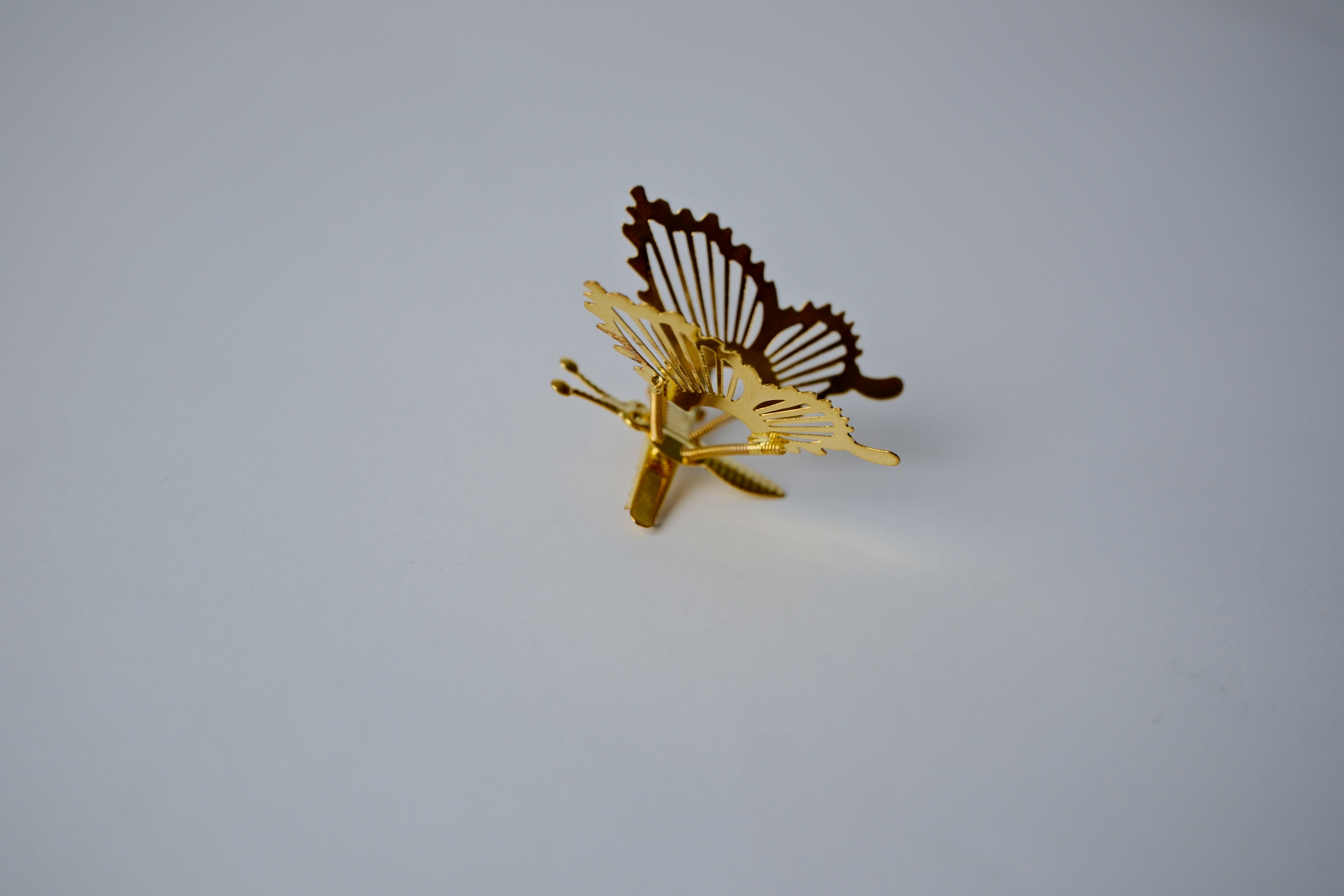 Gold Butterfly Hair Pin