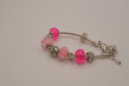 Pandora style Pink charm bracelet