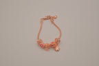 Pandora style Rose Gold charm bracelet