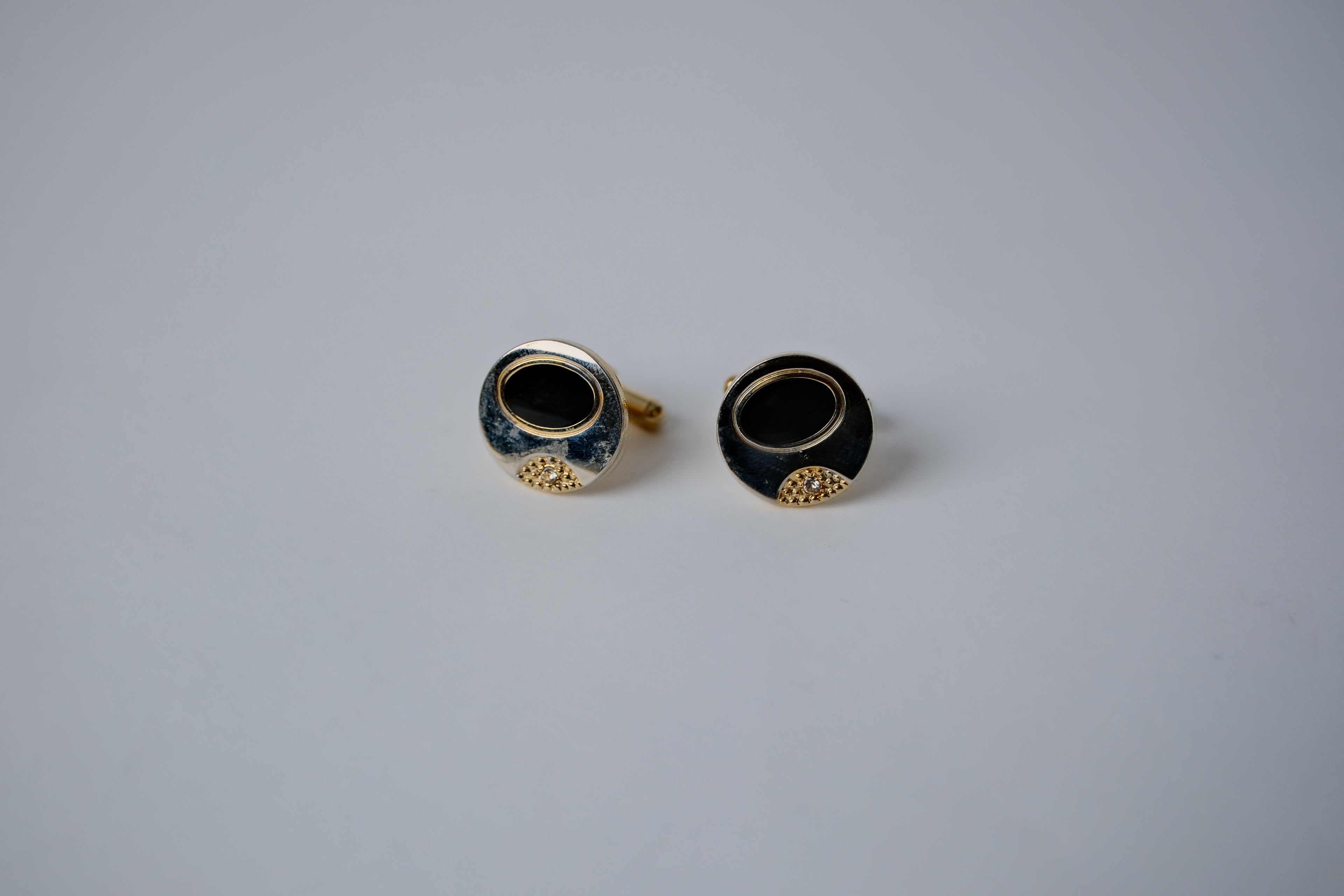 Vintage Gold Circular Cufflinks