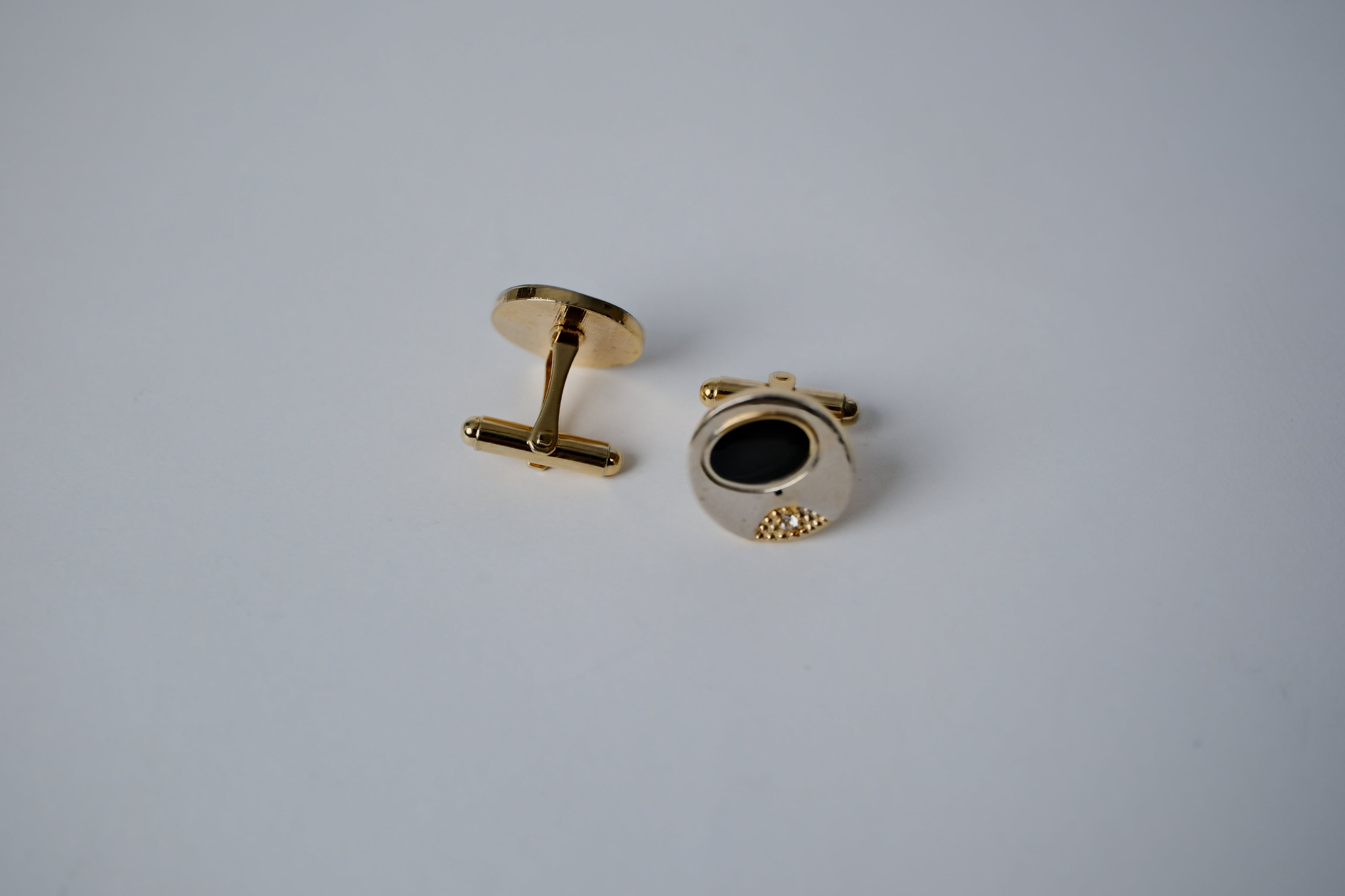 Vintage Gold Circular Cufflinks