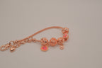 Pandora style Rose Gold charm bracelet