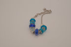 Pandora style Blue and Turquoise bracelet