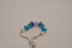 Pandora style Blue and Turquoise bracelet