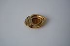 Vintage Gold Tiger's Eye Scarf Clip