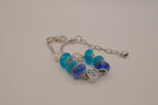 Pandora style Blue and Turquoise bracelet