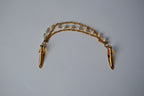 Vintage Gold Pearl Sweater Clip