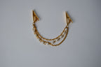 Vintage Gold Pearl Sweater Clip