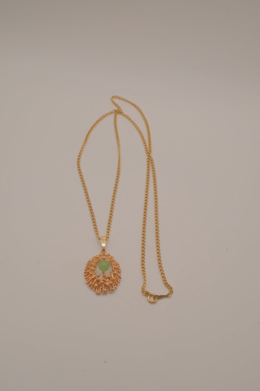 Vintage mid-century brutalist pendant necklace