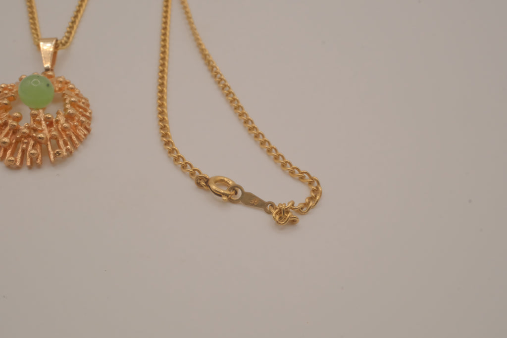 Vintage mid-century brutalist pendant necklace