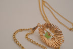 Vintage mid-century brutalist pendant necklace