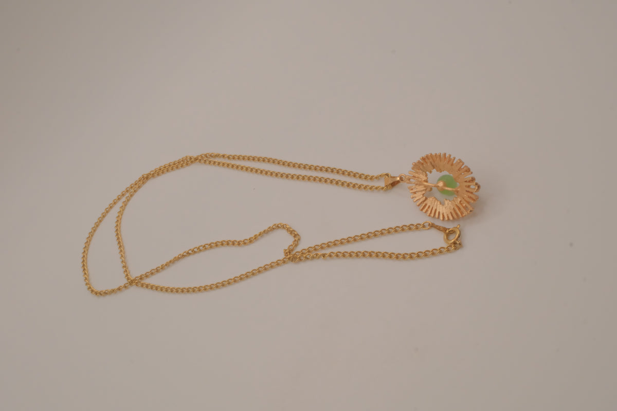 Vintage mid-century brutalist pendant necklace