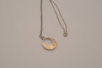 Vintage Mexican Alpaca silver pendant necklace