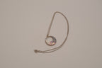 Vintage Mexican Alpaca silver pendant necklace