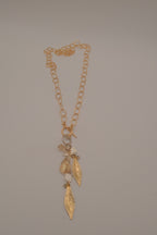 Multi charm crystal Pendant Necklace