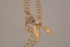 Multi charm crystal Pendant Necklace