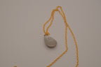Vintage teardrop pendant necklace