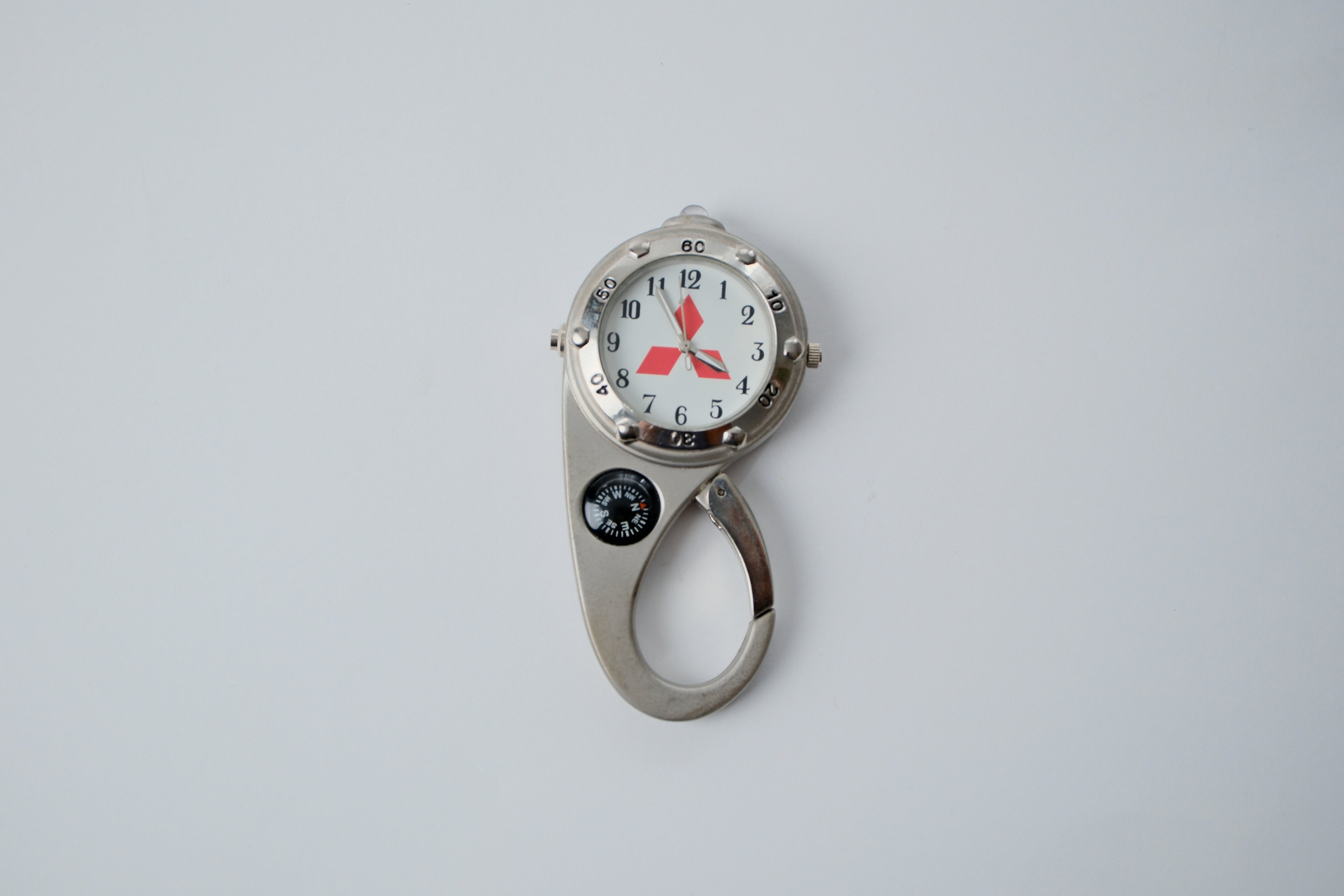 Vintage Mitsubishi carabiner clip-on watch