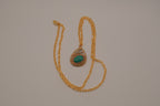 Vintage teardrop pendant necklace