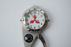 Vintage Mitsubishi carabiner clip-on watch