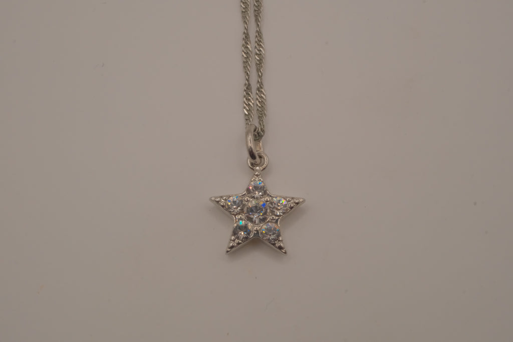Swarovski five-point star pendant necklace