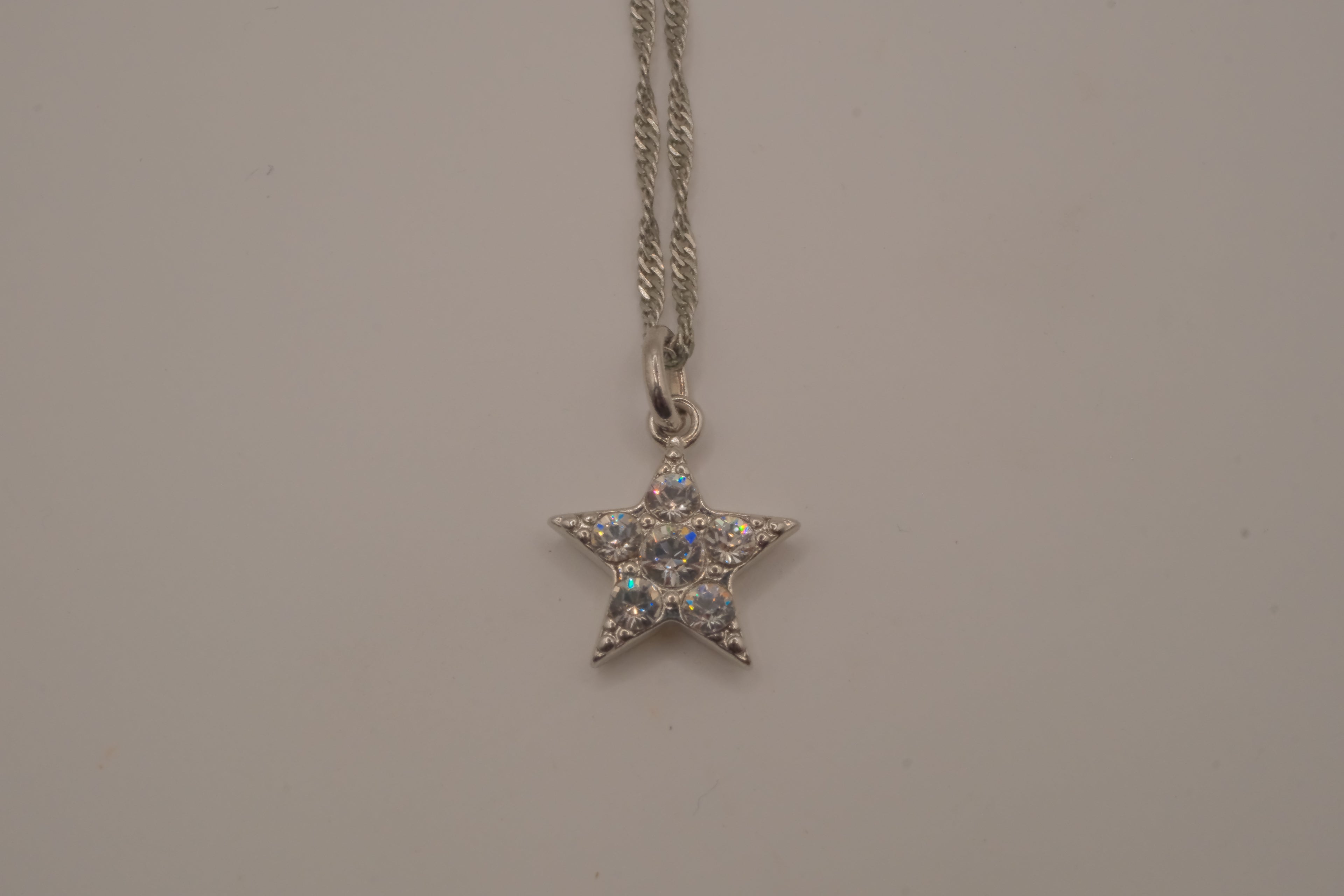 Swarovski five-point star pendant necklace