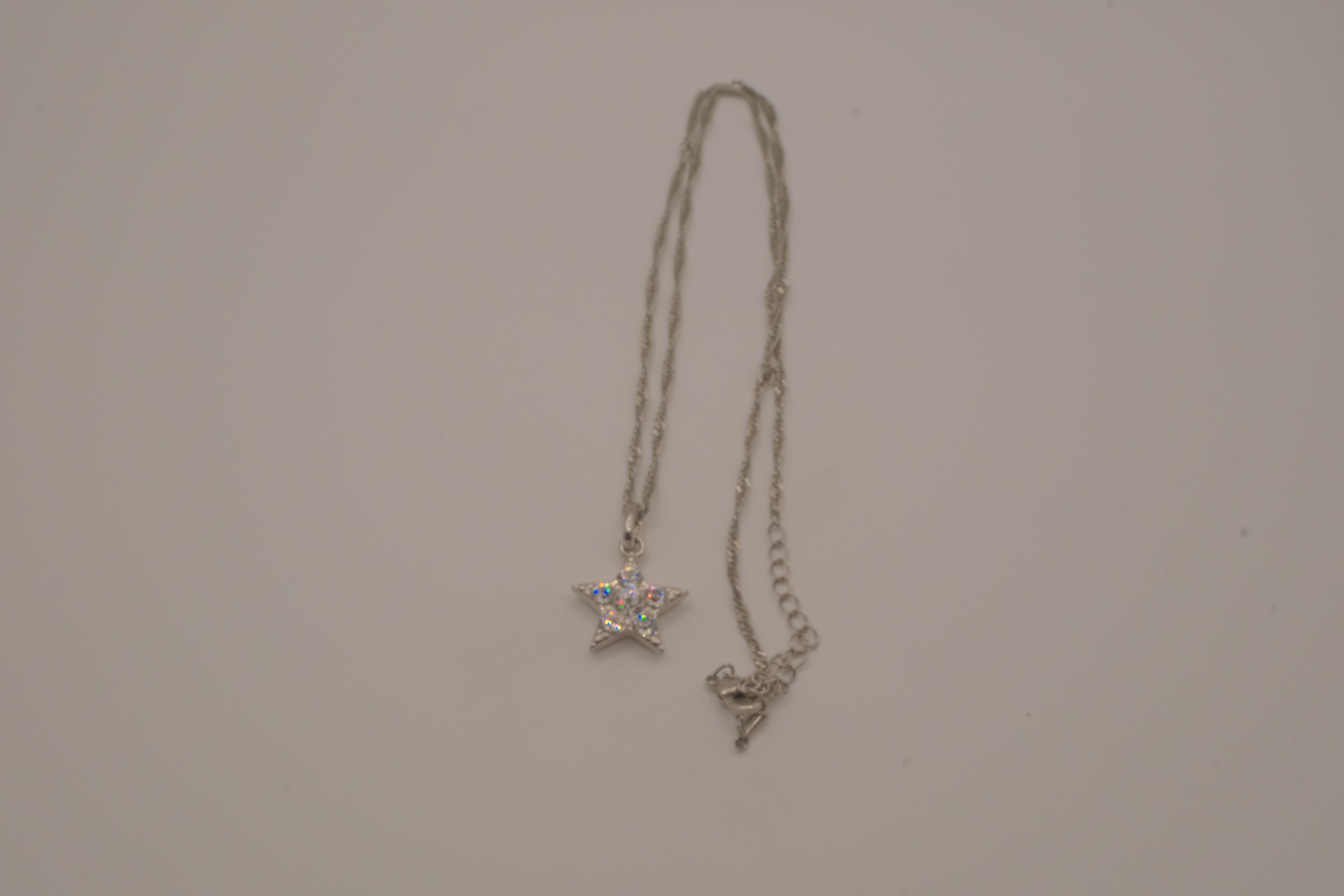 Swarovski five-point star pendant necklace