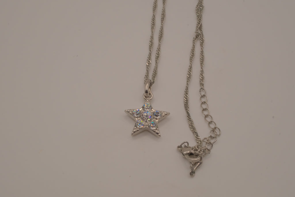 Swarovski five-point star pendant necklace