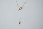 Vintage Lariat Knot Necklace