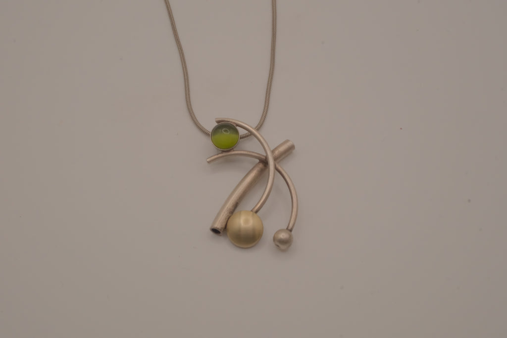 Christophe Poly Modernist architectural pendant