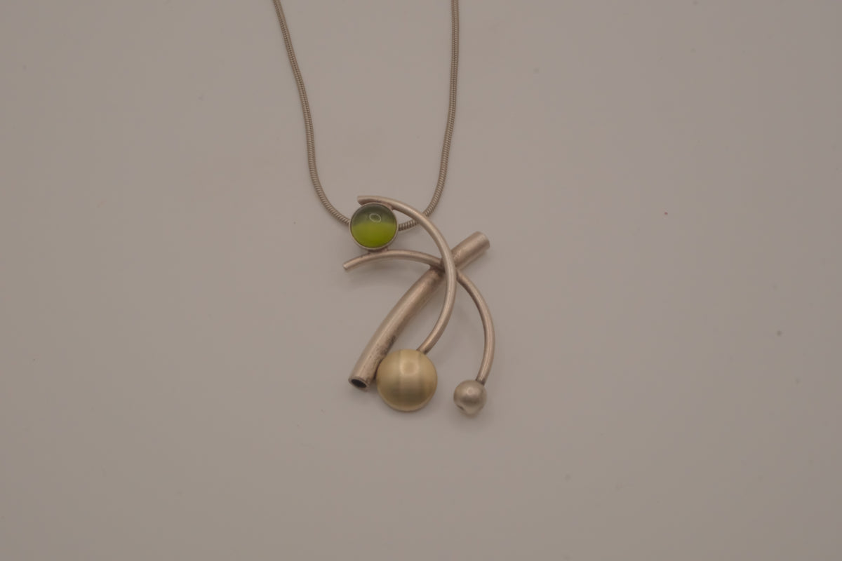 Christophe Poly Modernist architectural pendant