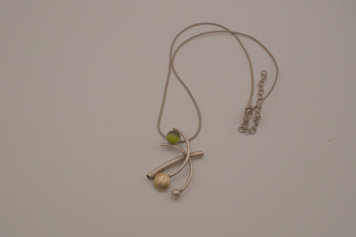 Christophe Poly Modernist architectural pendant