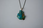 Reworked Raw Turquoise Stainless Steel chain