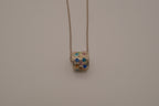 Tiffany &amp; Co. multi-color barrel pendant necklace