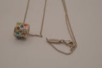 Tiffany &amp; Co. multi-color barrel pendant necklace
