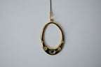 Reworked Two Toned Y Shaped Necklace