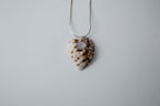Vintage Cheetah Cowrie Sterling Silver Necklace