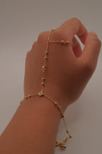 Ramy Brook Azzura Hand Chain in Gold tone