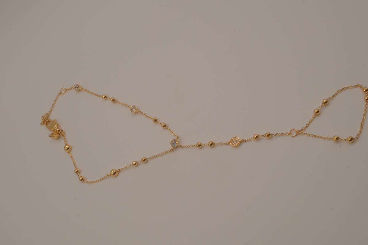 Ramy Brook Azzura Hand Chain in Gold tone