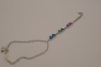 Reworked Abalone heart hand chain bracelet